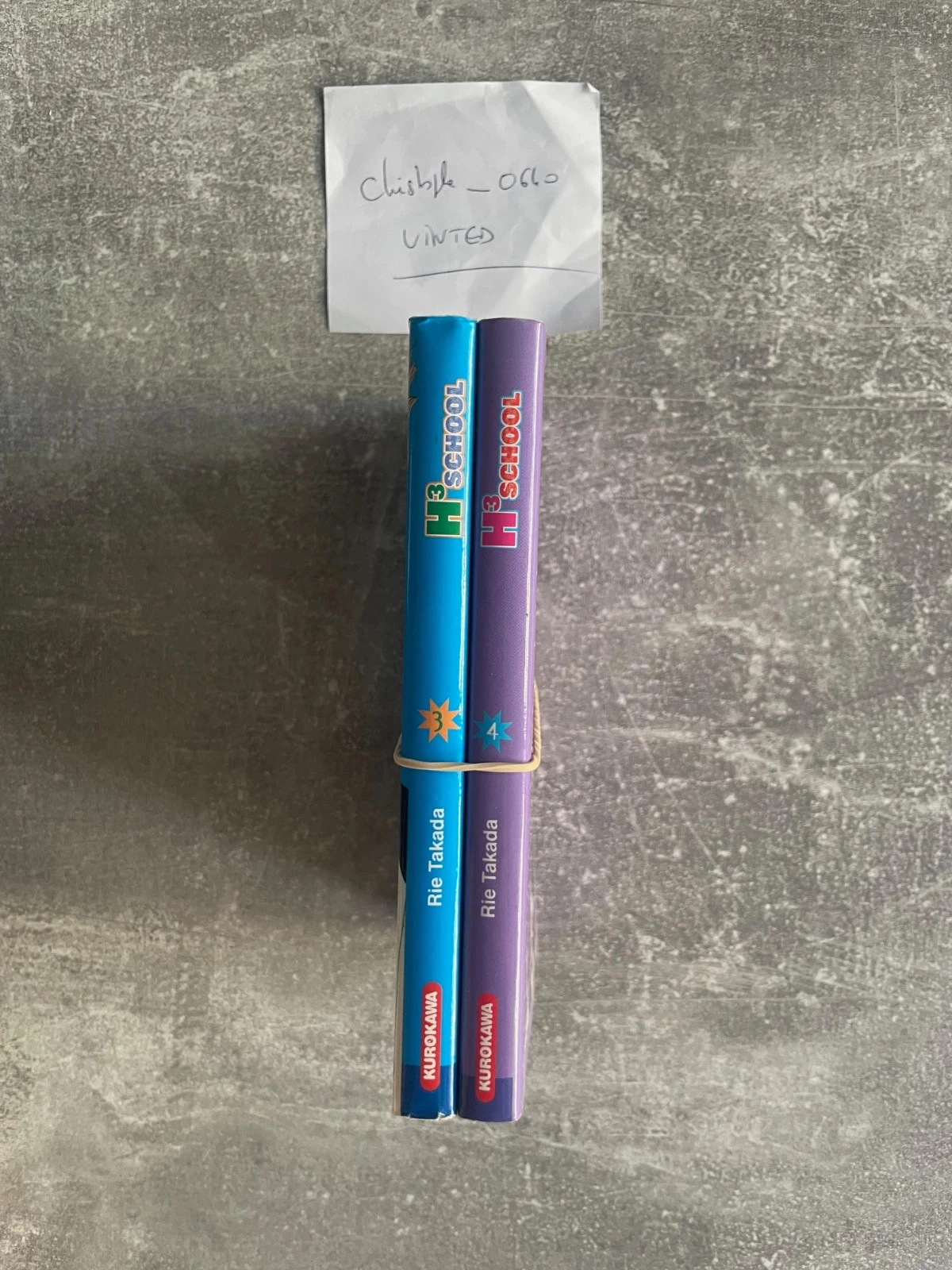 Lote de 2 mangas H3 school tomos 3 y 4 en versión francesa. – photo 3